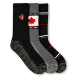 Copper Sole Men's T-MAX HEAT® Brushed Thermal Crew Socks 3pk Side_Right
