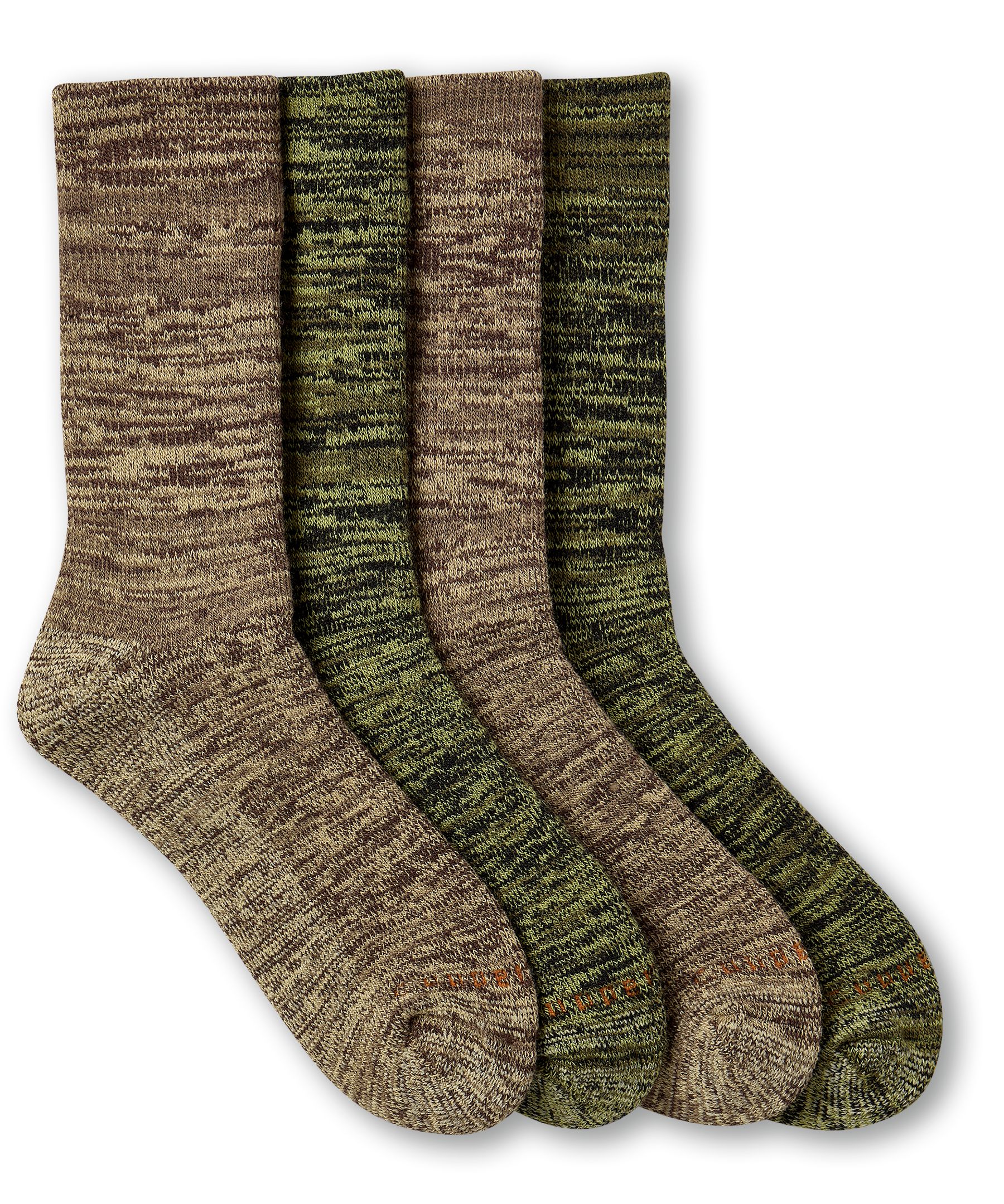 Copper Sole Men's T-MAX HEAT® Brushed Thermal Crew Socks 2pk