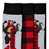 Columbia Men's 2 Pack Snowboard Bear Thermal Socks CloseUp