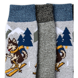 Columbia Men's 2 Pack Woofing Around Thermal Socks CloseUp