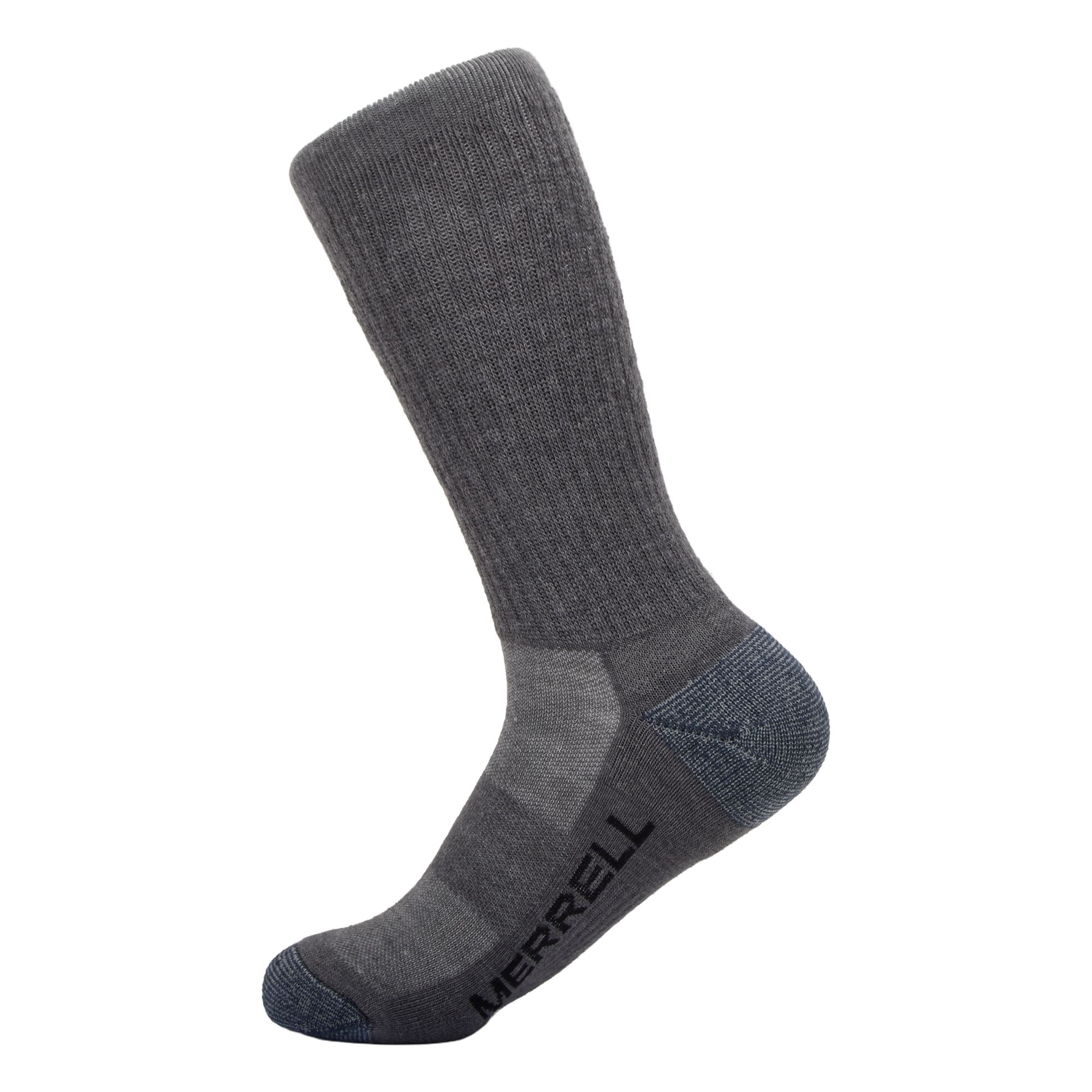 Merrell Men's 3 Pack Wool Blend Trekker Outdoor Socks