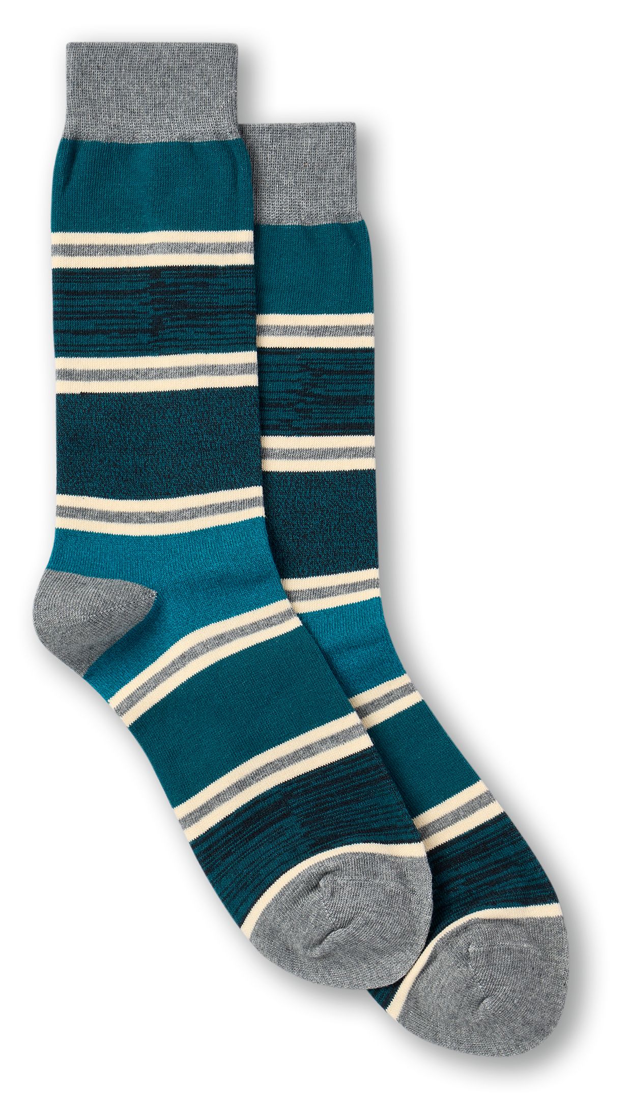 Denver Hayes Men's Novelty Geometric Crew Socks