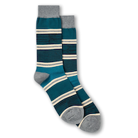 Denver Hayes Men's Novelty Geometric Crew Socks