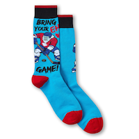 Denver Hayes Men's Novelty Canadiana Crew Socks