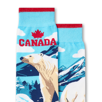 Denver Hayes Men's Novelty Canadiana Crew Socks
