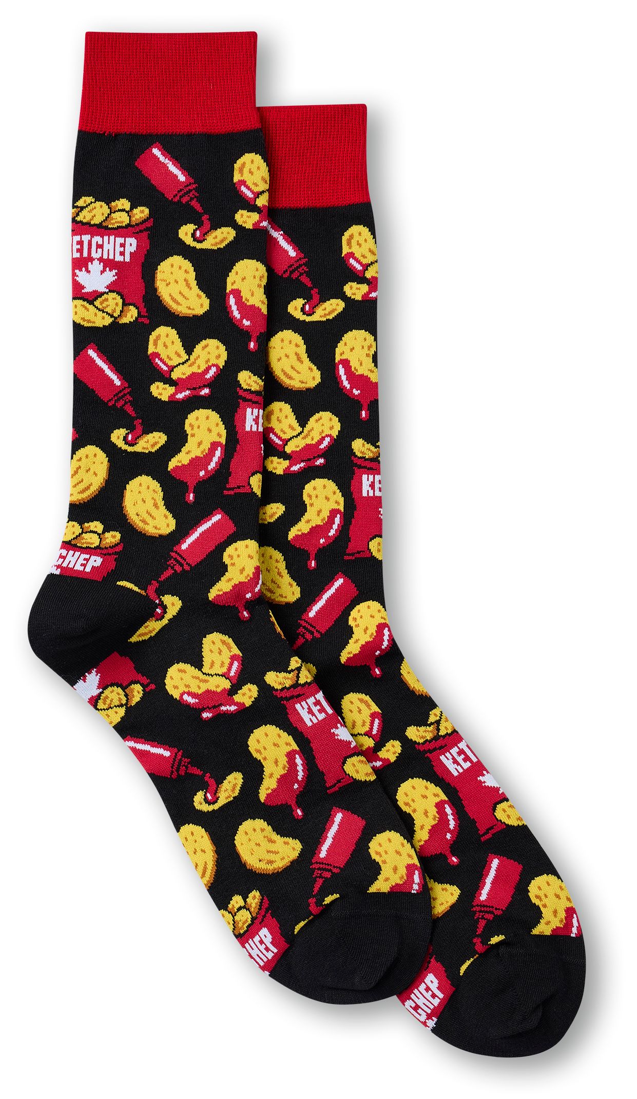 Denver Hayes Men's Novelty Canadiana Crew Socks