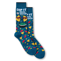 Mi-chaussettes fantaisie à motif de nourriture pour hommes, Denver Hayes