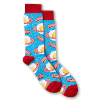 Denver Hayes Men's Novelty Food Crew Socks