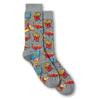 Mi-chaussettes fantaisie à motif de nourriture pour hommes, Denver Hayes