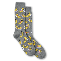 Mi-chaussettes fantaisie à motif de nourriture pour hommes, Denver Hayes