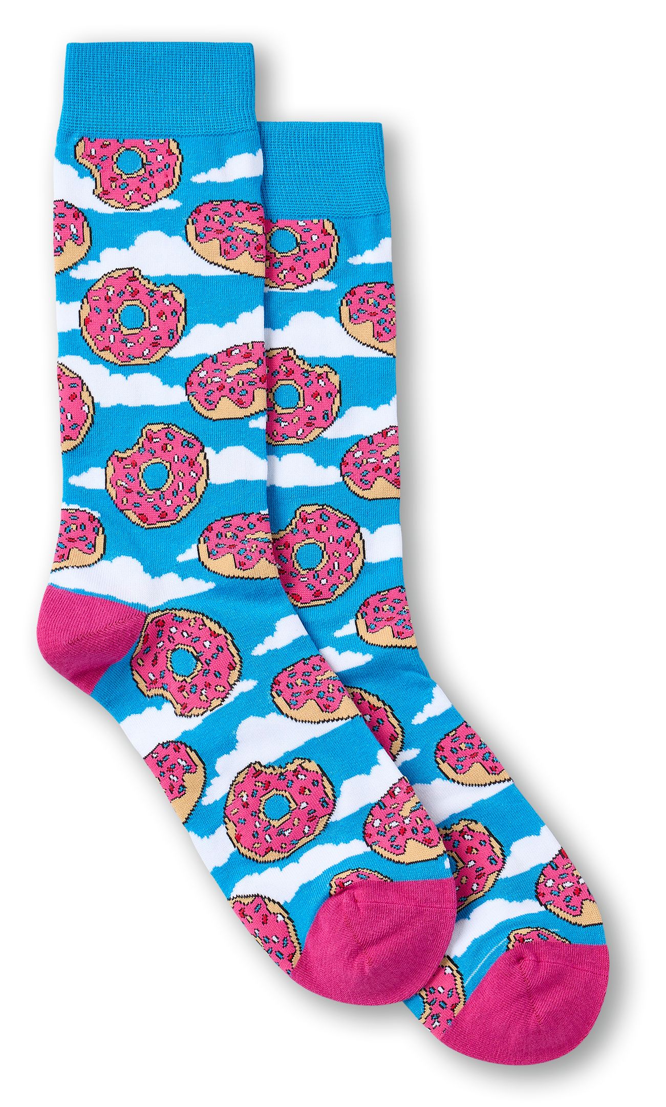 Mi-chaussettes fantaisie à motif de nourriture pour hommes, Denver Hayes