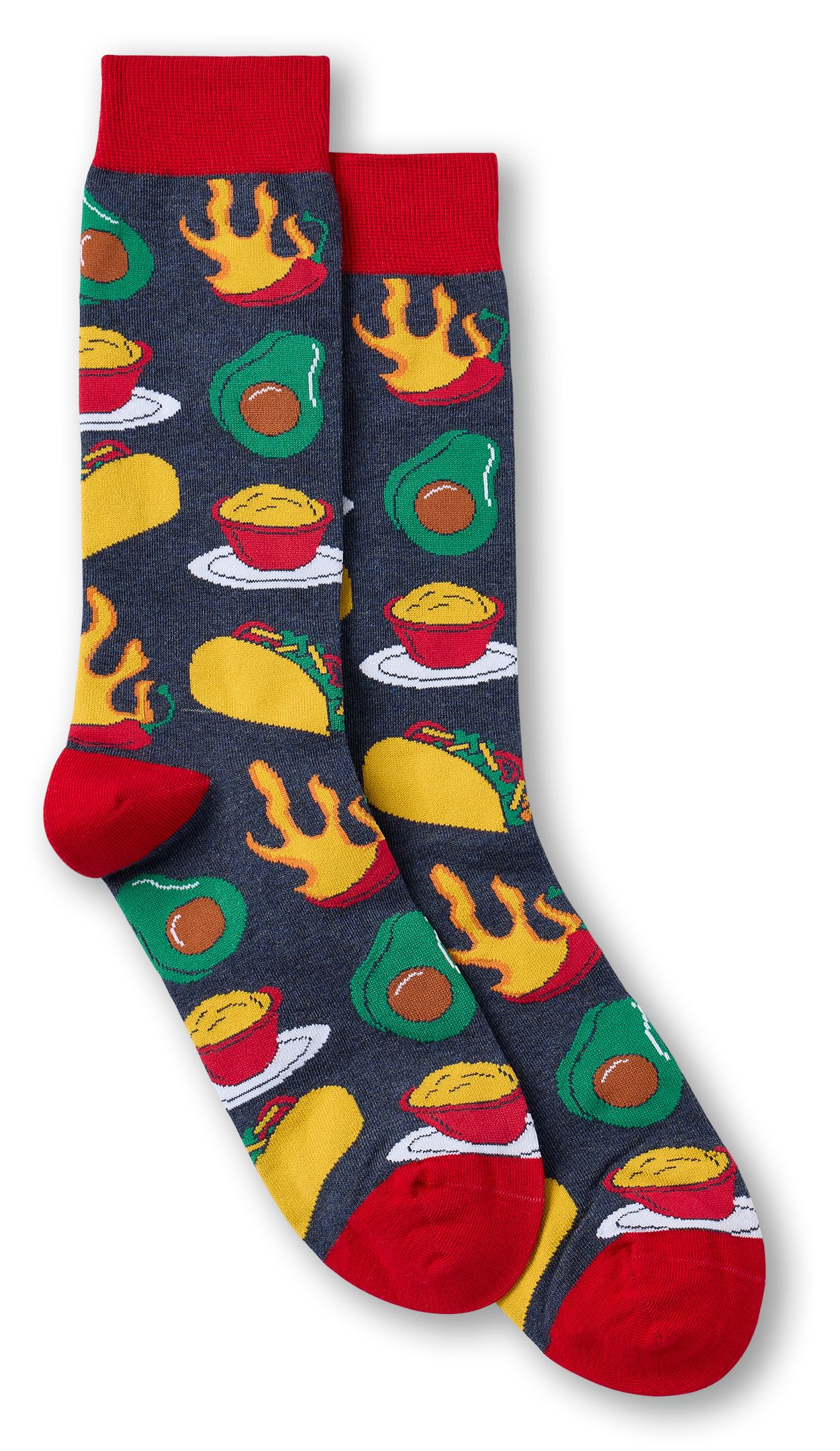 Denver Hayes Men's Novelty Food Crew Socks