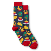 Mi-chaussettes fantaisie à motif de nourriture pour hommes, Denver Hayes