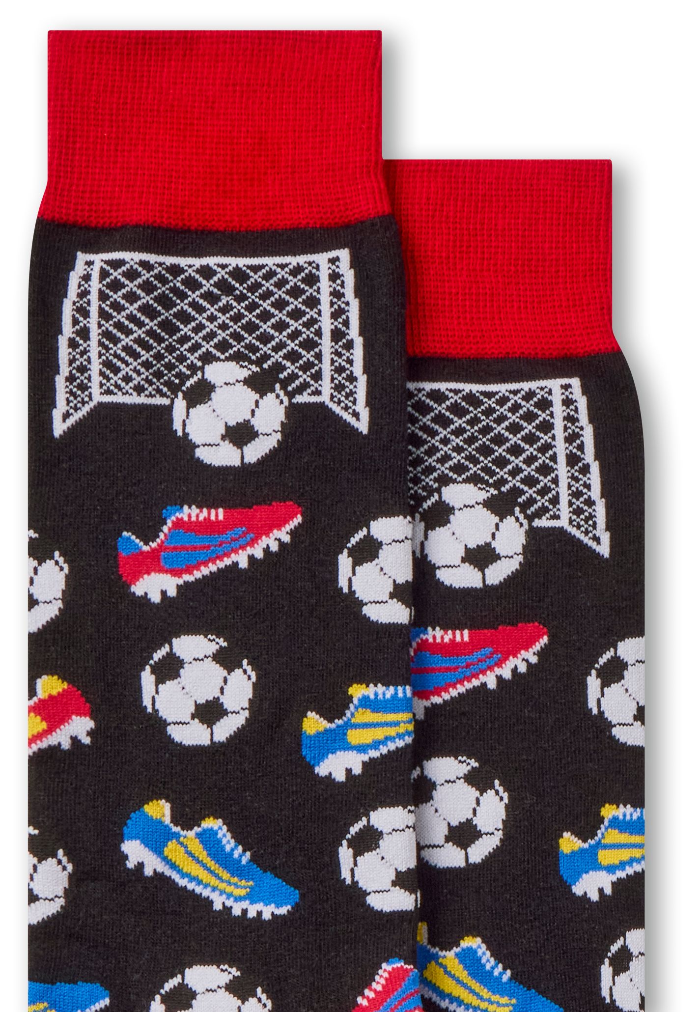 Mi-chaussettes fantaisie à motif sportif pour hommes, Denver Hayes
