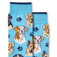 Mi-chaussettes fantaisie à motif animalier pour hommes, Denver Hayes
