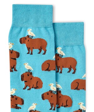 Denver Hayes Men's Novelty Animal Crew Socks