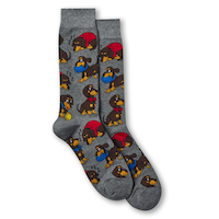 Denver Hayes Men's Novelty Animal Crew Socks