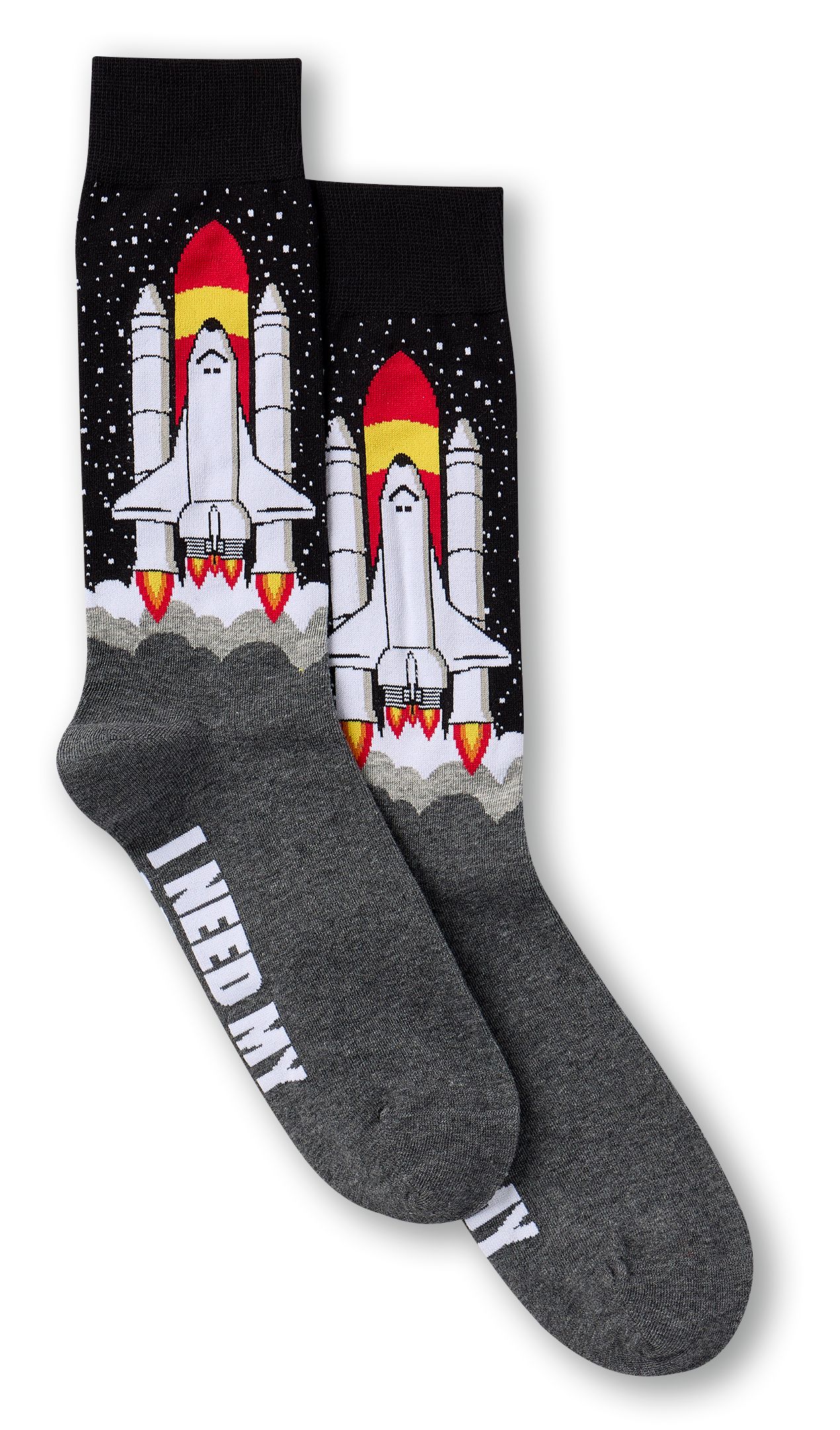 Denver Hayes Men's Novelty Patterned Crew Socks