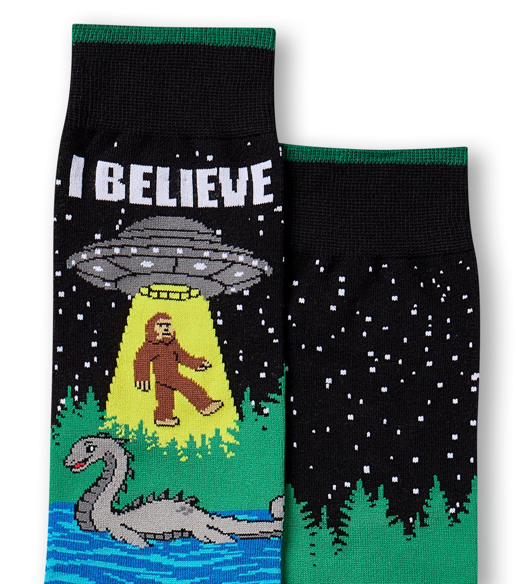 Denver Hayes Men's Novelty Patterned Crew Socks