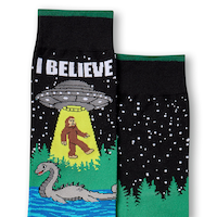 Mi-chaussettes à motif fantaisie pour hommes, Denver Hayes