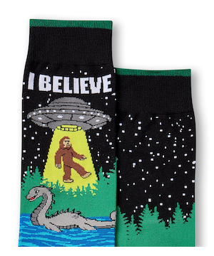 Mi-chaussettes à motif fantaisie pour hommes, Denver Hayes