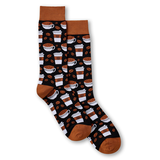 Denver Hayes Men's Novelty Patterned Crew Socks
