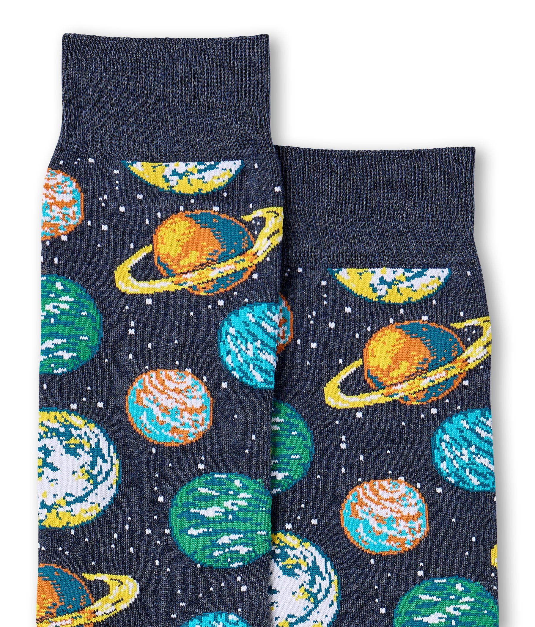 Denver Hayes Men's Novelty Patterned Crew Socks