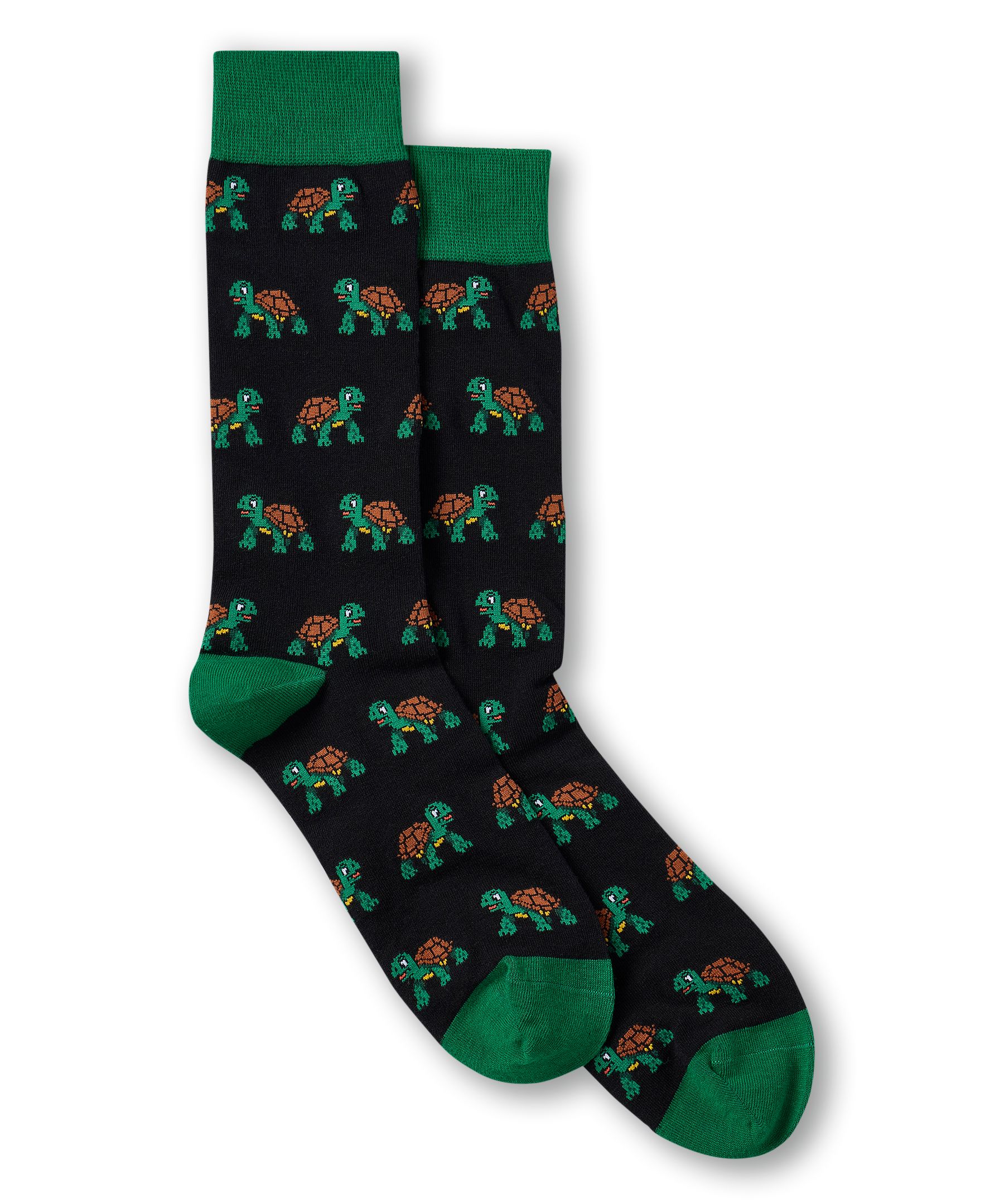 Denver Hayes Men's Novelty Pattern Crew Socks