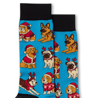 Denver Hayes Men's Novelty Christmas Crew Socks