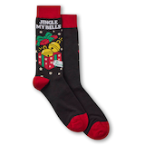Mi-chaussettes fantaisie à motif de Noël pour hommes, Denver Hayes Side_Right