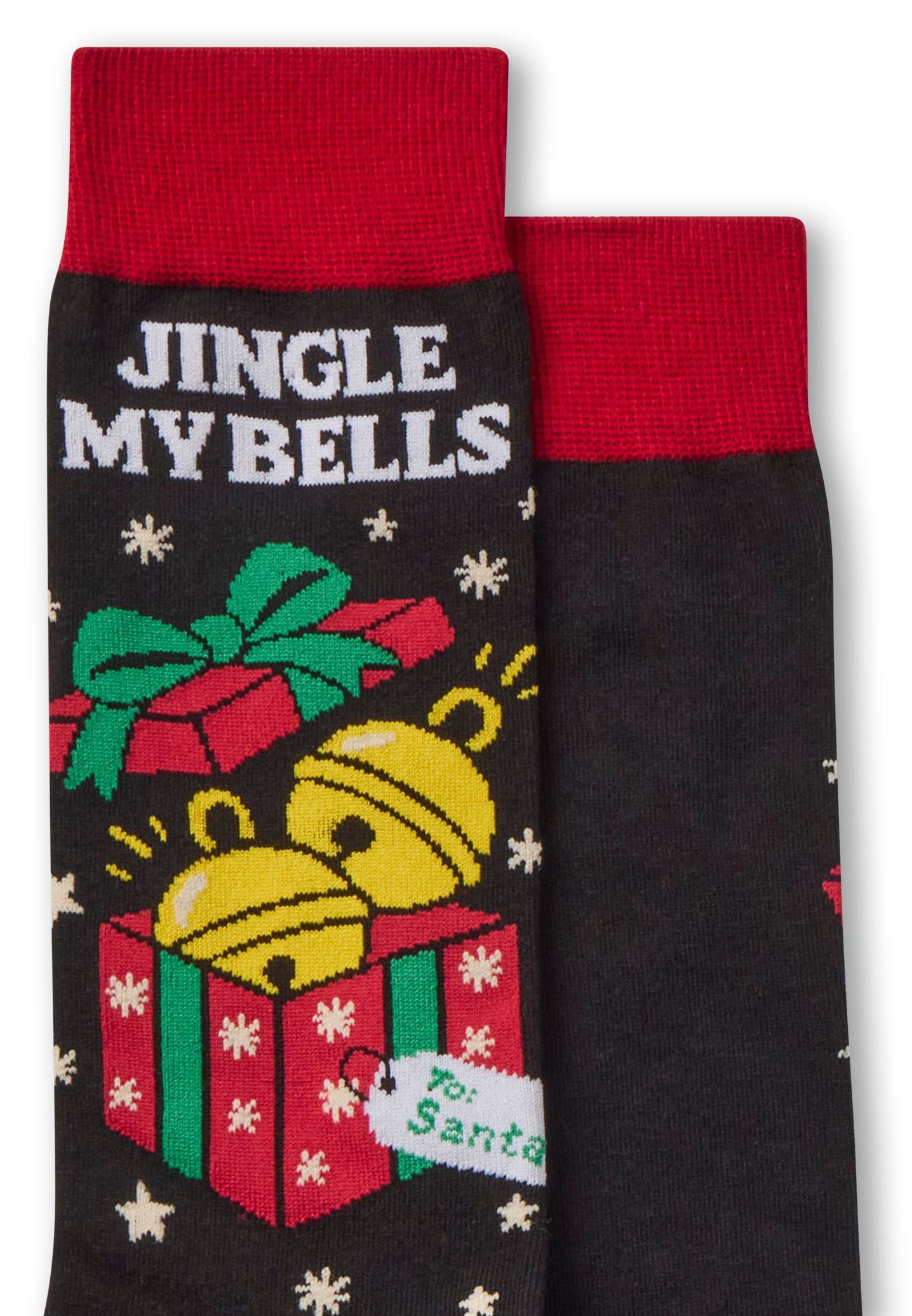 Mi-chaussettes fantaisie à motif de Noël pour hommes, Denver Hayes