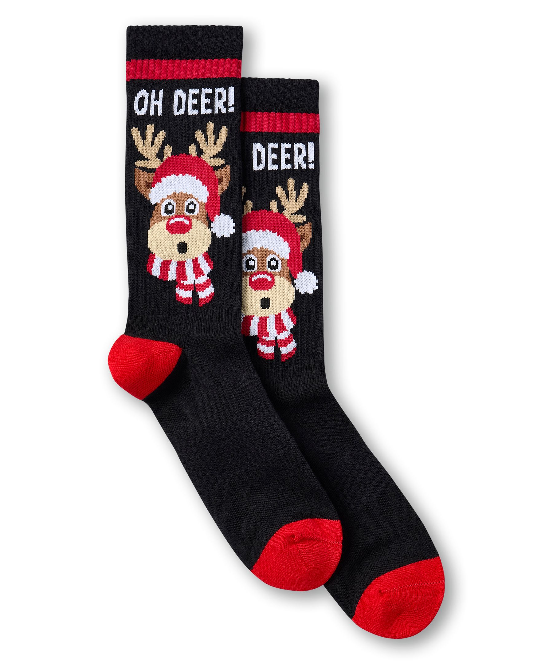 Denver Hayes Men's Novelty Christmas Crew Socks