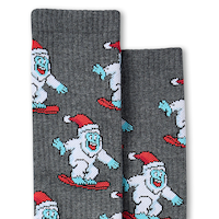 Mi-chaussettes fantaisie à motif de Noël pour hommes, Denver Hayes