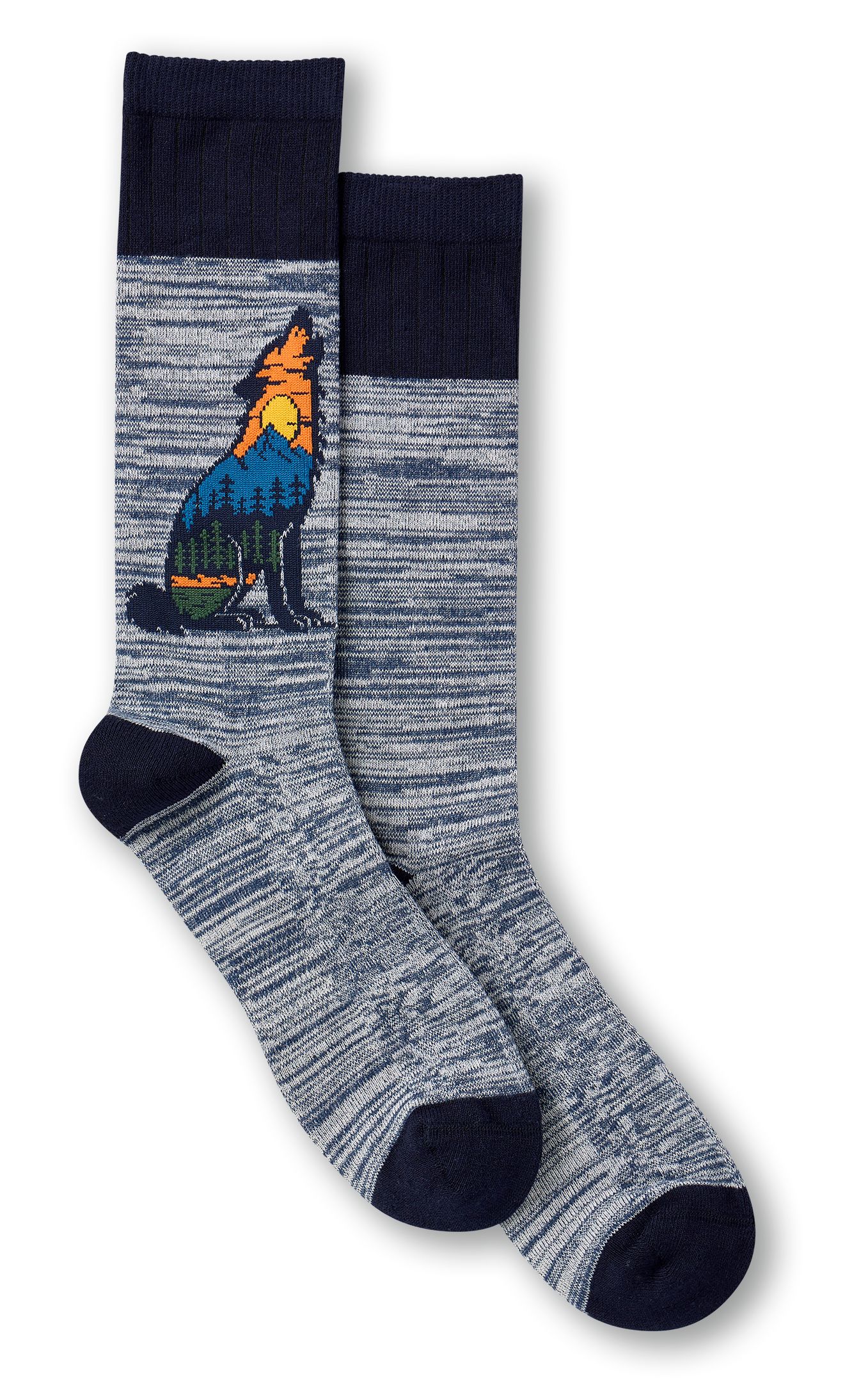 WindRiver Men's Heritage Casual Novelty Socks