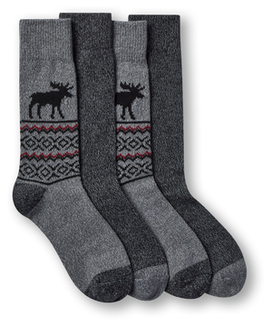 WindRiver Men's Heritage Super Soft Socks 2-pk