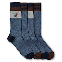 WindRiver Men's Heritage Traditional Boot Socks 2-pk