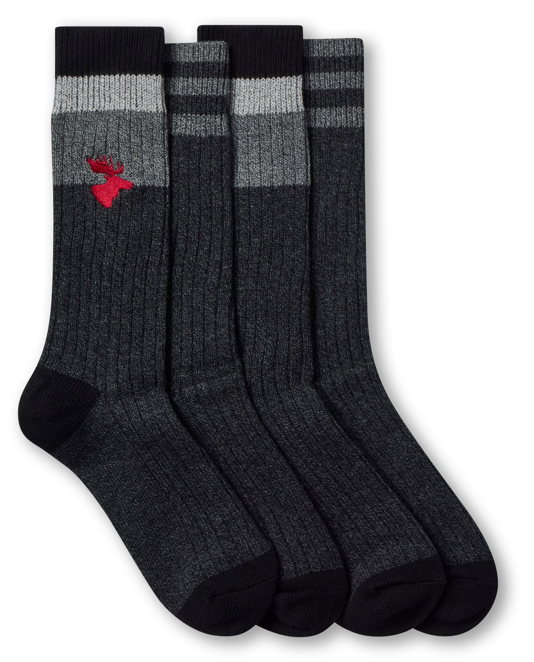 WindRiver Men's Heritage Traditional Boot Socks 2-pk