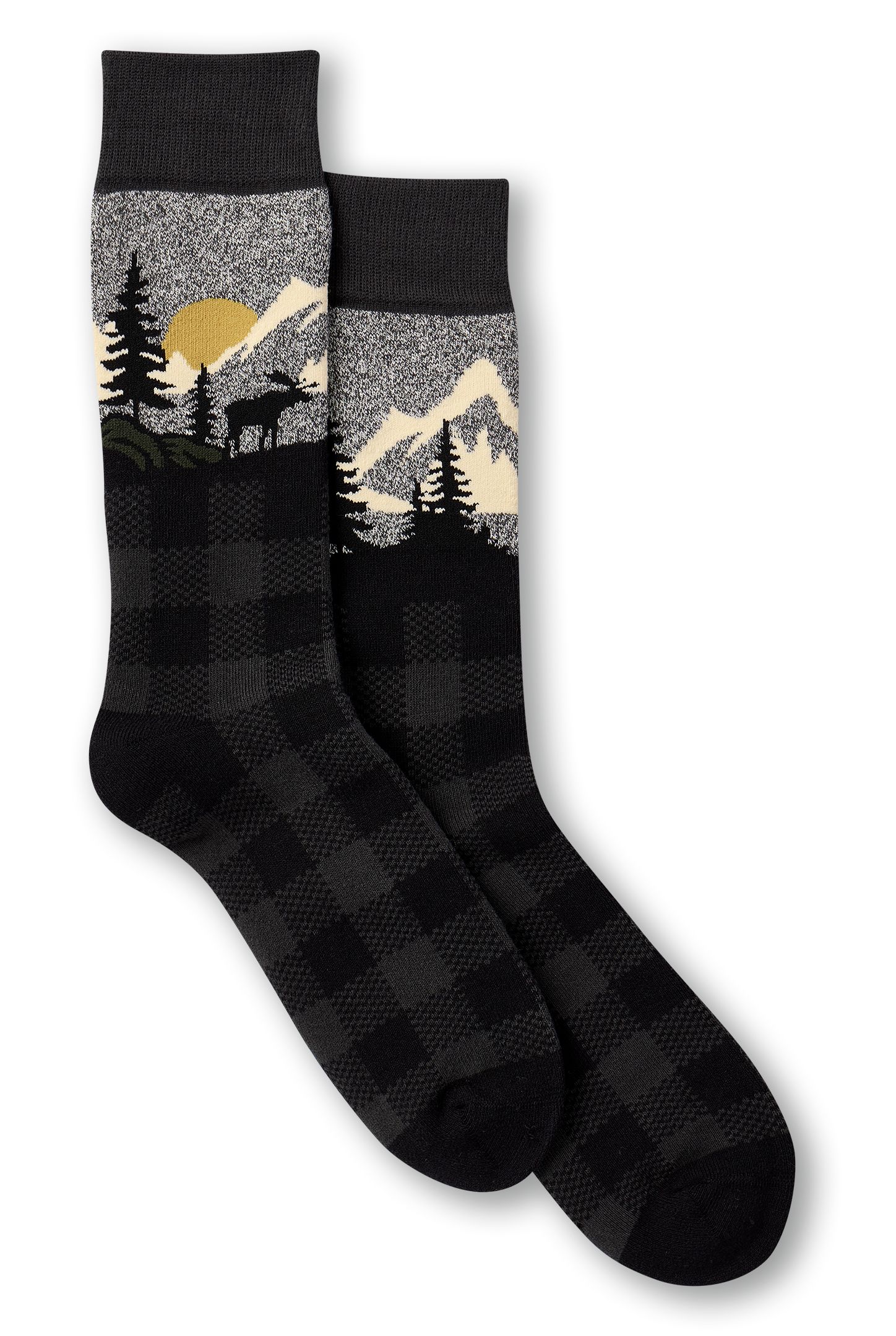 Chaussettes isothermes rustiques en coton pour hommes, Heritage, WindRiver