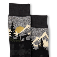 WindRiver Men's Heritage Rustic Cotton Thermal Socks