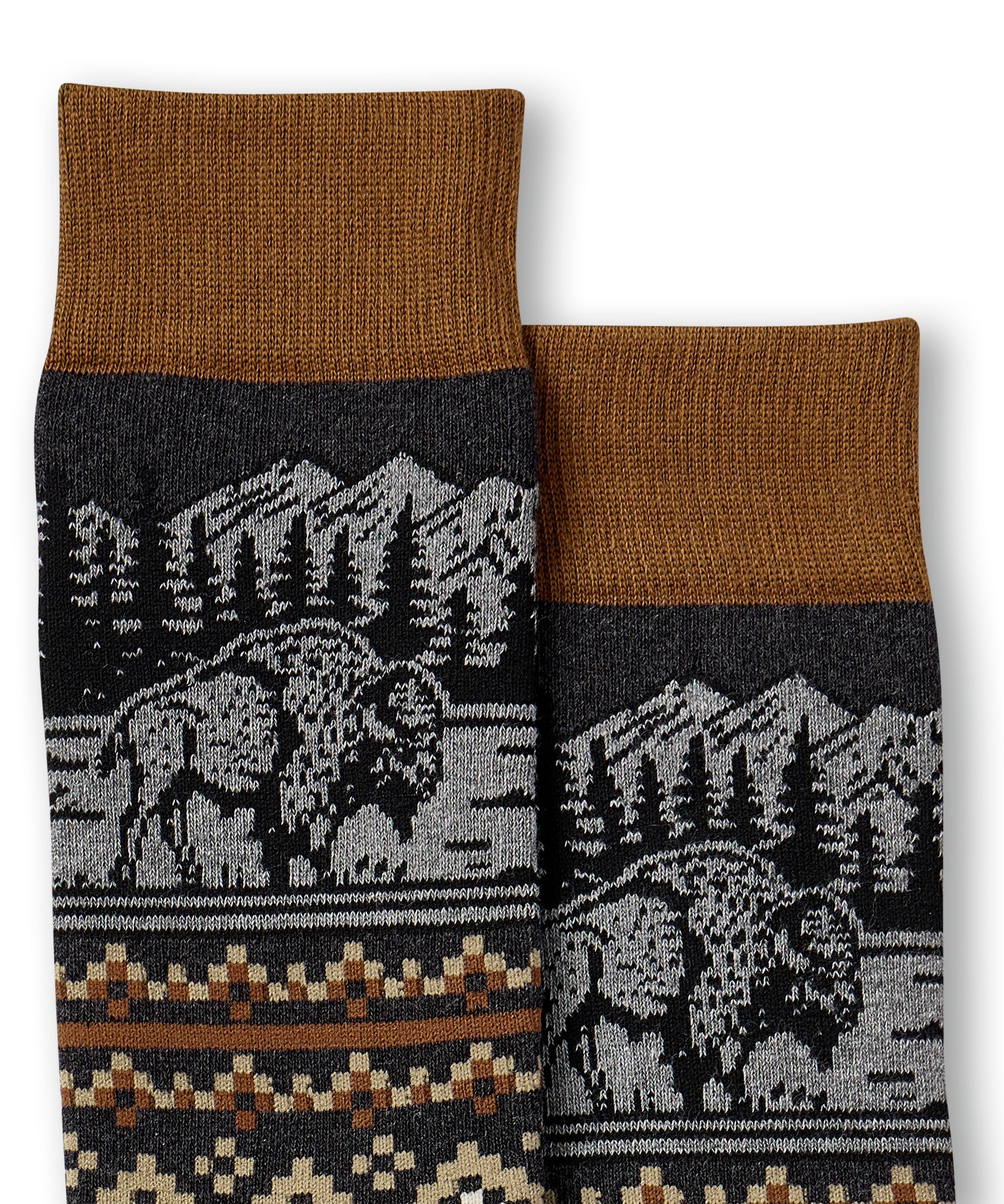 Chaussettes isothermes rustiques en coton pour hommes, Heritage, WindRiver