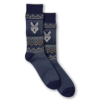 WindRiver Men's Heritage Rustic Cotton Thermal Socks