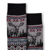 WindRiver Men's Heritage Rustic Cotton Thermal Socks CloseUp