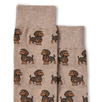 Denver Hayes Men's Novelty Pattern Crew Socks