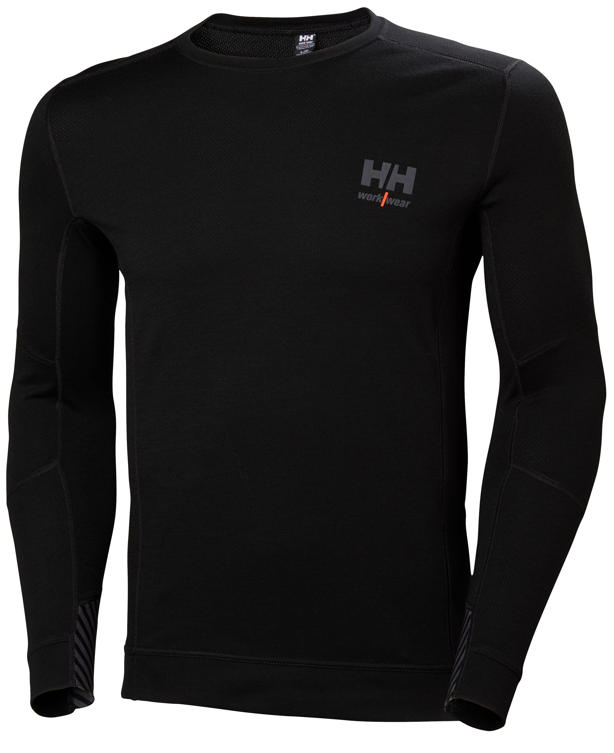 Helly Hansen Workwear Men's Lifa Merino Crewneck Thermal Base Layer Long Sleeve Shirt
