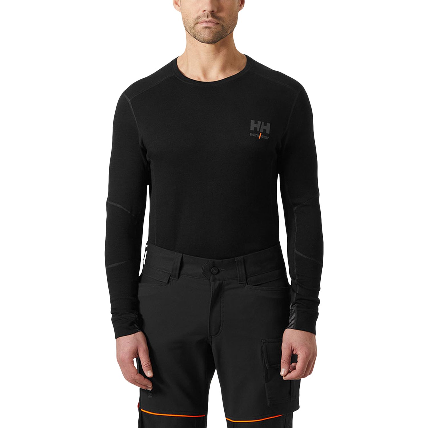 Helly Hansen Workwear Men's Lifa Merino Crewneck Thermal Base Layer Long Sleeve Shirt