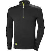Haut isotherme à manches longues avec demi-fermeture à glissière pour hommes, LIFAMD, Helly Hansen Front_Angled_Left