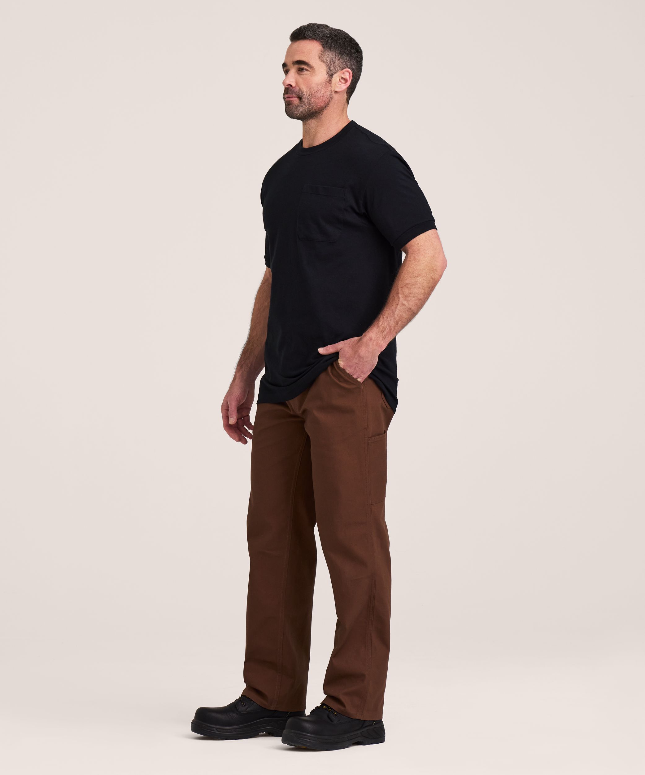 T-shirt de travail Aggressor à encolure ras du cou et à manches courtes, pour hommes