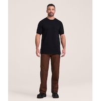 Aggressor Men's Crewneck Short Sleeve Work T-Shirt With FRESHTECH Front_Flat