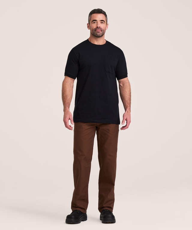 Aggressor Men's Crewneck Short Sleeve Work T-Shirt With FRESHTECH