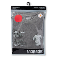 Aggressor Men's Crewneck Short Sleeve Work T-Shirt With FRESHTECH